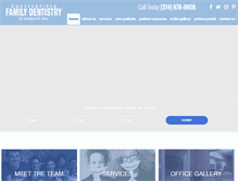 Tablet Screenshot of chesterfieldfamilydentistry.com